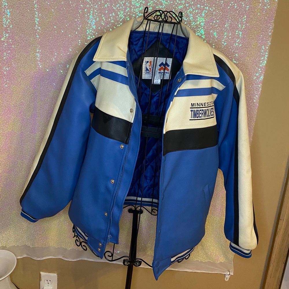 Minnesota Timberwolves Leather Jacket